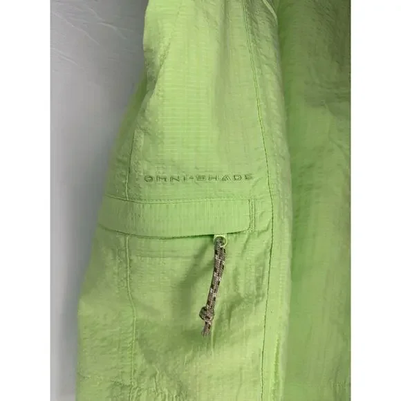 Columbia PFG Omnishade Skort Size Medium Eagle Eye Green Zip Outdoor Hiking NWT - Picture 3 of 9